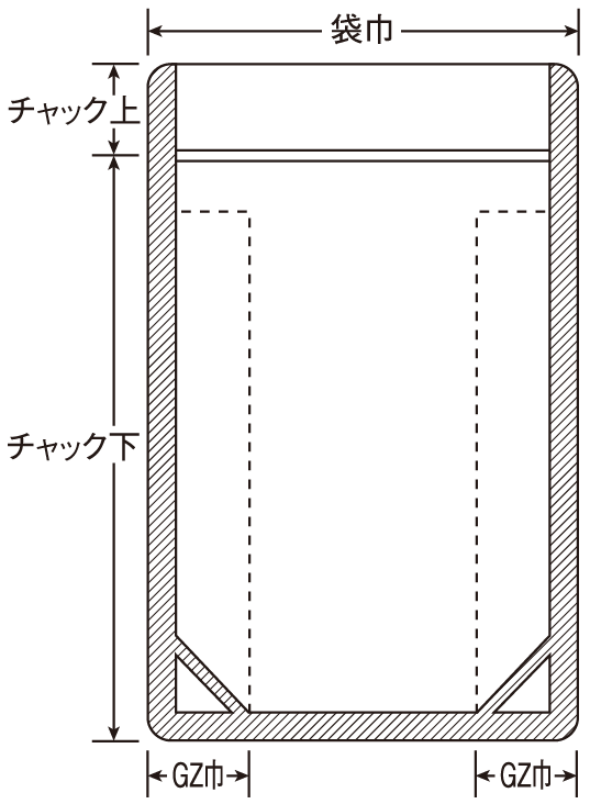 ☆決算特価商品☆ ラミジップ WBAL-30L 200枚入 1ケース チャック付特大サイドガゼット袋ALタイプ47 500×300 チャック上 チャック 下×袋巾 セイニチ製 メーカー直送