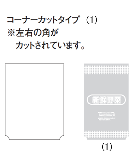 コーナーカットタイプ