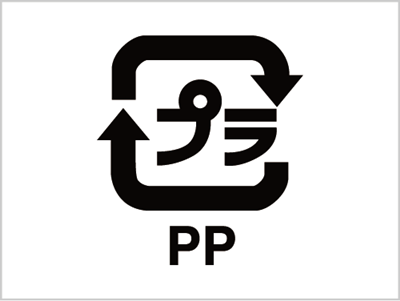 OPP袋、CPP袋、IPP袋の識別表示イメージ